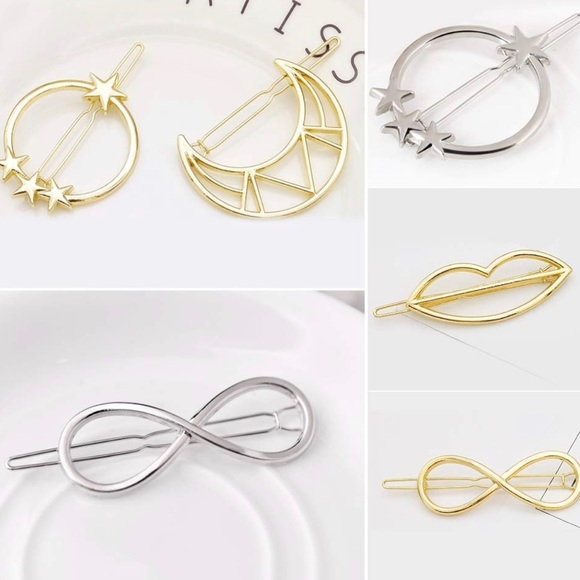 Minimal Accessories Geometric Hair Clips Set Poshmark